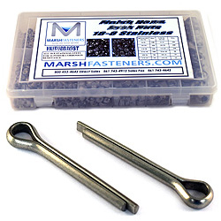 Cotter Pin Assortment Kit 18-8 Stainless Steel