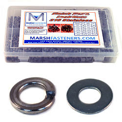 Flat & Lock Washer Assortment Kit 18-8 Stainless Steel