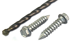 14-10 x 3 3/4 Hex Head Concrete Screw 410 Stainless