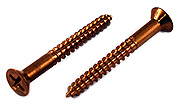 #12 x 1 1/4 Flat Wood Screw Silicon Bronze Frearson