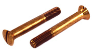 5/8-11 x 4 Oval Head Strut Bolt Slotted Silicon Bronze