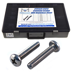 PAN Head Machine Screw Assortment Kit 18-8 Stainless Steel