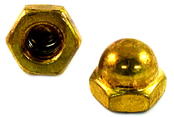 3/8-16 Brass Cap Nut