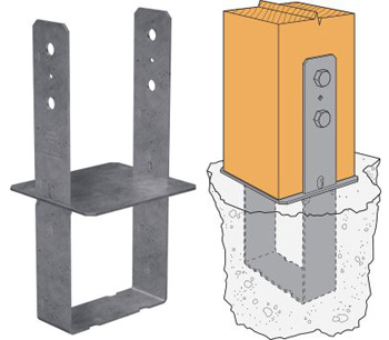 8 x 8 Column Base 316 Stainless Steel CB88SS