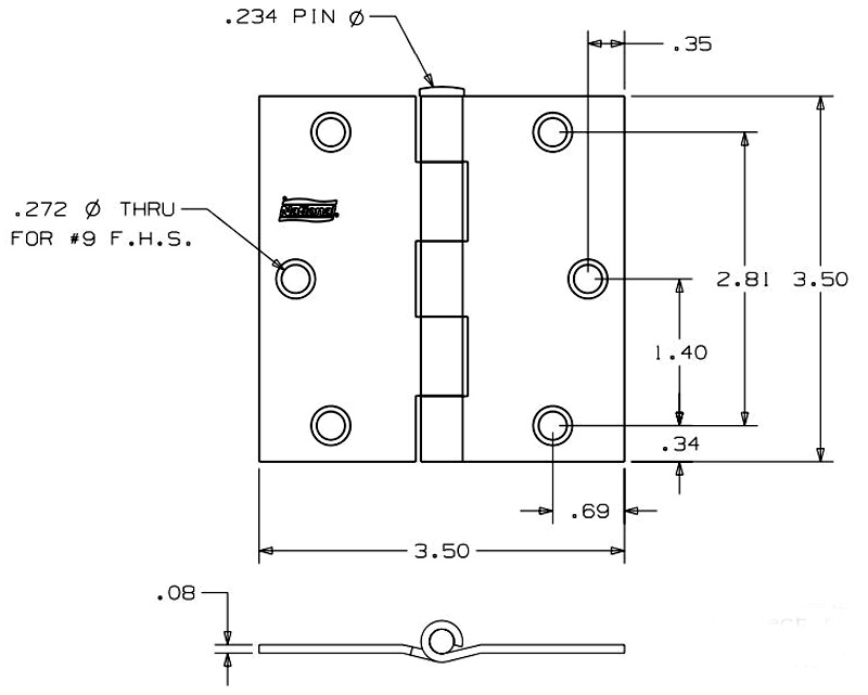 Stainless Steel Door Hinge, Door Hinge Stainless Steel-marshfasteners.com