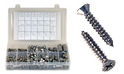 Phillips Flat Head Sheet Metal Screws Assortment  Kit Set 316 Stainless Steel