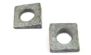 Galvanized Beveled Square Washers