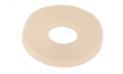 #6 Nylon Flat Washers Standard Pattern Natural White