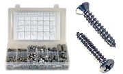 Phillips Oval Head Sheet Metal Screws Assortment  Kit Set 316 Stainless Steel